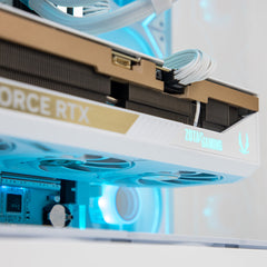 Agility MASTER RTX 5090 Ryzen 9 9900X3D Gaming PC - WHITE