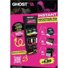 Vapes Bars Ghost Tattoo Stand