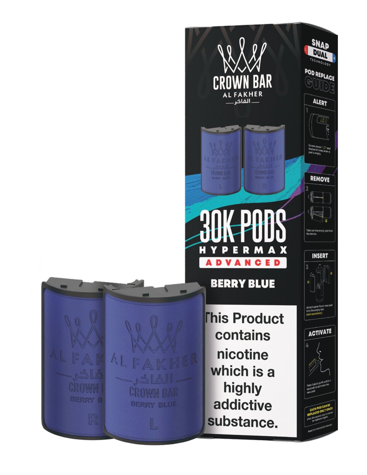Al Fakher 30k Hypermax Refill Replacement Pods - Unique Distribution