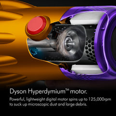 Dyson V12 Absolute Cordless Vacuum Cleaner - Nickel & Yellow | V12ABSOLUTENE